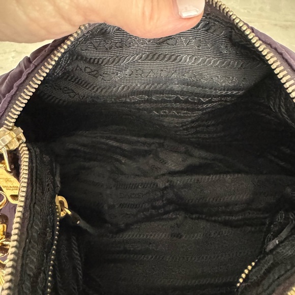 Prada nylon eggplant shoulder bag - Picture 8 of 8
